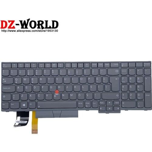 New Original Gray TR Turkish Backlit Keyboard for Lenovo Thinkpad T15 Gen2 P15S Gen2 Laptop 5N21B08474 5N21B08437