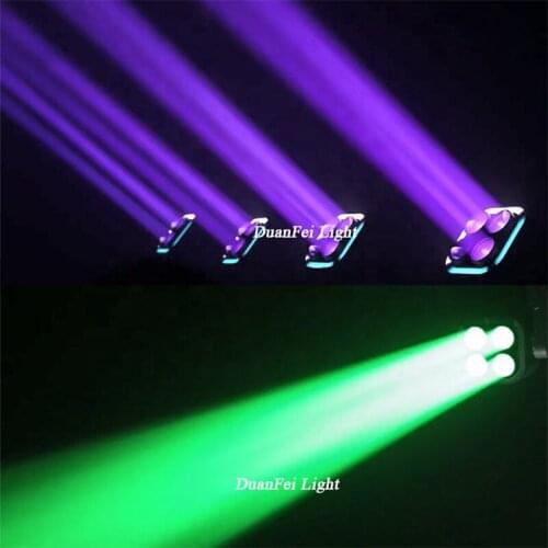 8pcs/lot 2020 new arrival Hot sale new RGB 4X60W LED Zoom Moving Head with 64pcs 1.5W RGB led