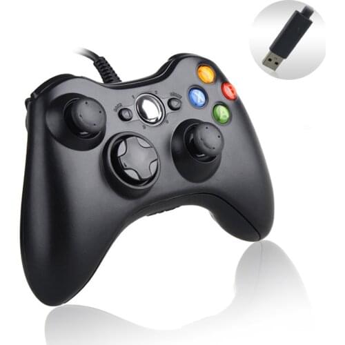 New USB Wired Gamepad for Xbox 360 Controller Gaming Joystick for Official Microsoft PC Computer Controller for Windows 7 8 10
