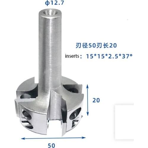 Disposable Toolholder Bits Spiral Helix Milling Tool For Woodworking Trimming Deflashing