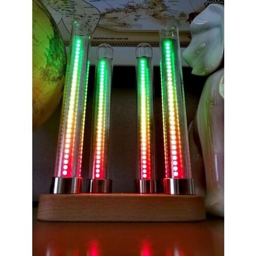 RGB pick-up level light proposed glow tube clock rhythm light ornament