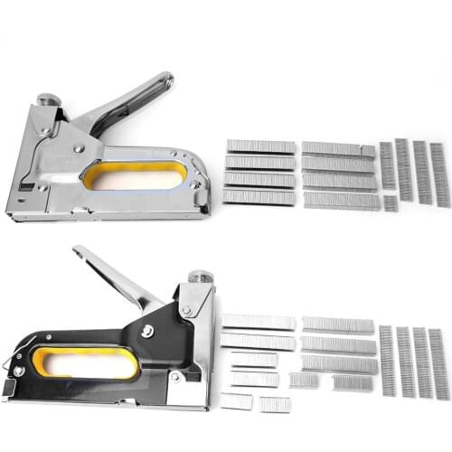 Manual 3-in-1 Nail Gun Stapler Furniture Staple Gun for Frame With Door-nail T-nail U-nail Carpentry Woodworking Tools