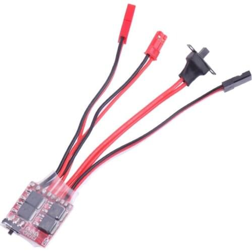 Synthetic 30A Mini Brushed ESC Brush Electronic Speed Controller for RC Car