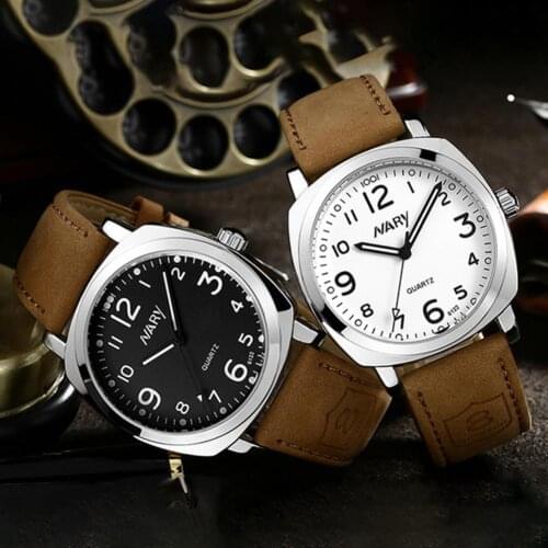 Sport Watch Digital Scale Luminous Men Waterproof Pointer Quartz Wristwatch Fashion Business Quartz Watch Casual Leather Band