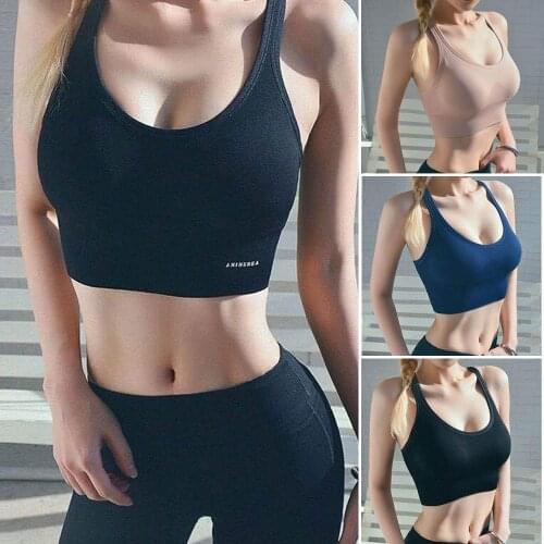 Sports Bra High Impact Support Woman Push Up Sexy Beautiful Back Yoga Padded Crop Top Workout Gym Fitness Running Underwear Bra