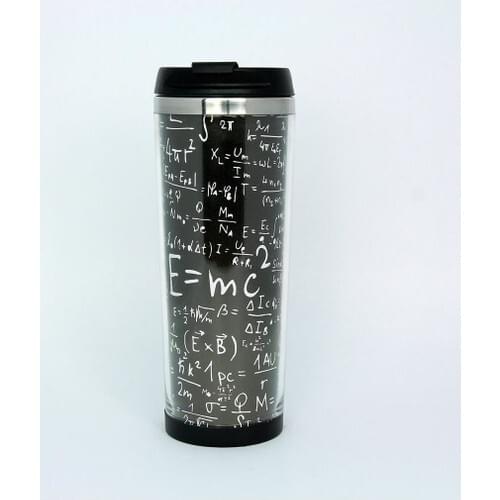 Catharsis E = mc2 Printed Thermos Cup
