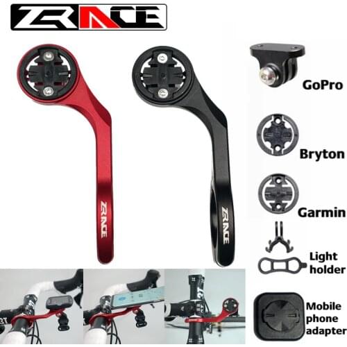 ZRACE Bicycle Computer Camera Mount Holder Out front bike Mount from bike mount accessories for iGPSPORT Garmin Bryton GoPro