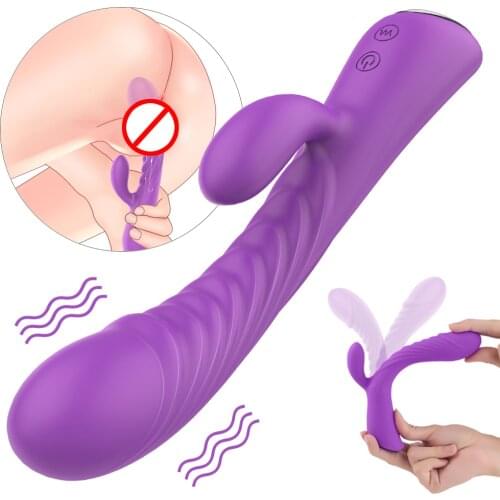 Clitorovaginal vibrator led breathing lamp, thick silicone, good hand feeling, ergonomic design, female intimate silicone toys