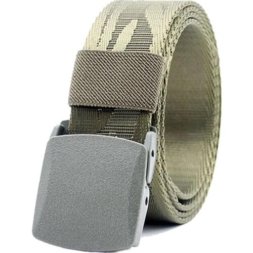 Military Belt Tactical Army Combat Nylon Belt Equipment High Quality Plastic Automatic Buckle Men Women Luxury Jeans Waist Belt