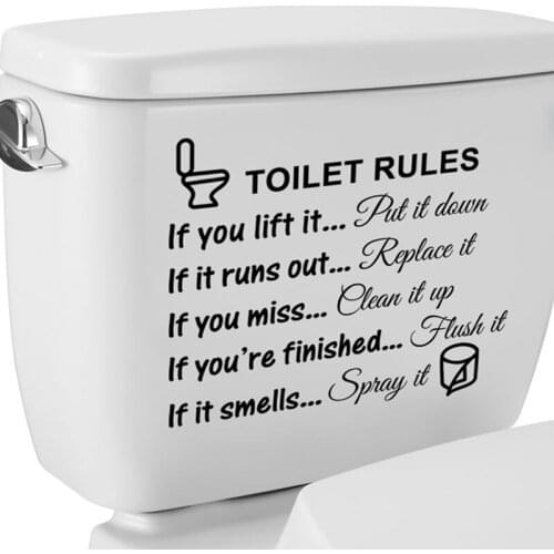 Funny Toilet Seat Sofa Chair Wall Stickers Bathroom Home Decoration Decals For Bedroom Kitchen Living Room Walls