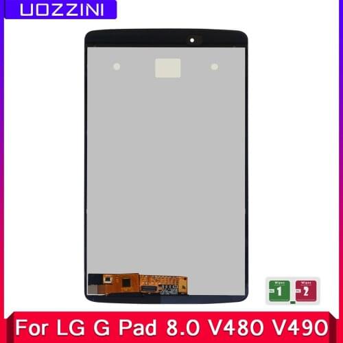 AAA++++ Grade LCD For LG G Pad V480 V490 8.0 LCD Display Touch Screen Tablet Digitizer Assembly For LG V480 V490 LCD
