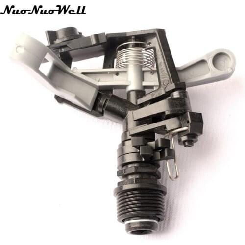1pcs NuoNuoWell 3/4" Water Sprinkler Spray Nozzle Connector Plastic Rotate Rocker Arm Garden Irrigation System Garden Supplies