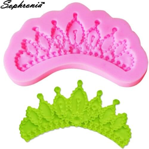 10PCS/SET M095 HOT Crown Shape Silicone Cake Mold 3D Birthday Cake Decorating Tools Fondant Mold DIY Baking Pastry Tool