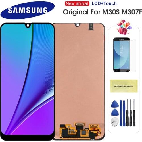 100% Original LCD For Samsung Galaxy M30S M307 LCD Display Touch Screen Digitizer Assembly Replacement For samsung m30s m307