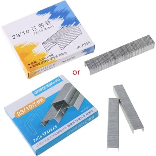 1000Pcs/Box Heavy Duty 23/10 Metal Staples for stapler Office School Supplies Stationery