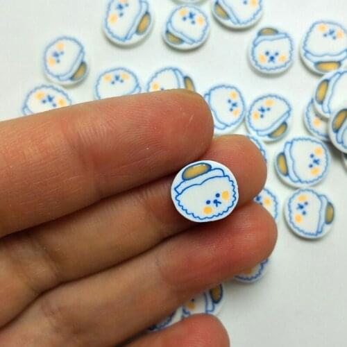 50g Cartoon Egg Dog Slice Hot Clay Sprinkles for Crafts Making Polymer DIY Slimes Filler Plastic Klei Mud Particles Decor 10mm