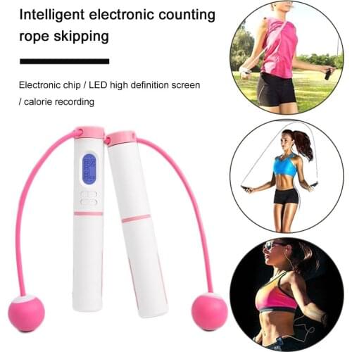 Cordless Jump Ropes Smart Electronic Digital wireless Skip Rope Calorie Lose Weight Fitness Body Building Exercise Jumping Rope