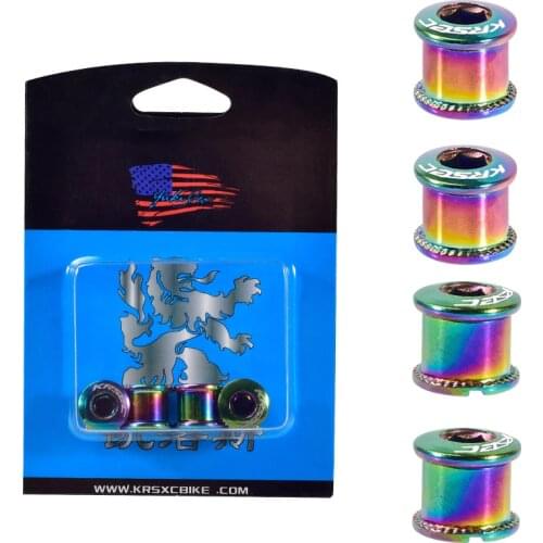 MTB Bike Chainring Bolts Double/Triple Speed Disc Single Chainwheel Screws Gold/Sliver/Purple/Blue/Red/Black/Green