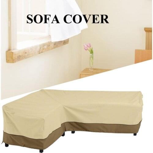 Corner Sofa Cover -Outdoor Patio Furniture L Shaped Corner Sofa Durable Waterproof Cover For Rattan Corner Sofa Garden Furniture