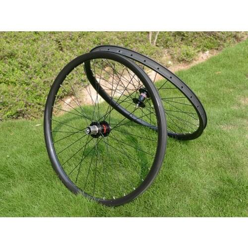 FLX-WS-CW10 Brand New Full Carbon 29ER Mountain Bike Clincher Wheelset Disc brake Toray Carbon MTB Bicycle Cycling Wheel