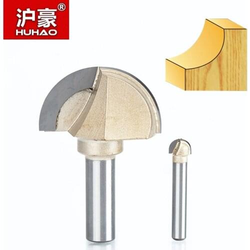 HUHAO 1pcs 1/2" 1/4" Shank Double Edging Router Bits for wood cove box bit Tungsten Carbide Woodworking endmill miiling cutter