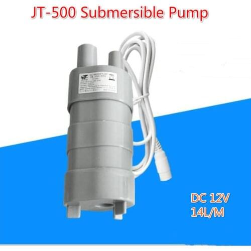 JT-500 DC 6V 12V Submersible Water Pumps Micro Pump 14L/M High Lift 5M Solar Aquarium