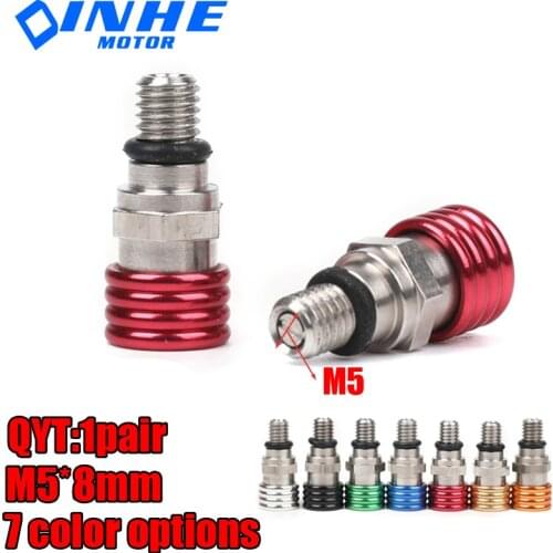 Motocross M5*0.8cm Fork Air Bleeder Relief Valve For YZ YZF YZ85 YZ125 YZ250 YZ250F YZ450F WR250F WR450F Dirt Bike Motorcycle
