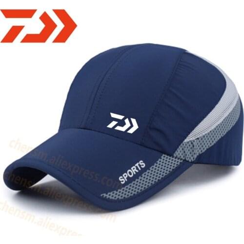 Dawa Mens Summer DAIWA Fishing Quick-drying Baseball Cap Outdoor Leisure Hiking Sun Hat Female Cap Net Mesh Cap