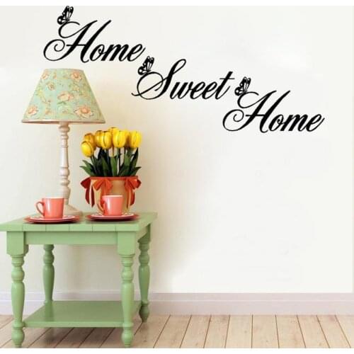 Wall Sticker Sweet Home Decor Wall Stickers DIY Removable Art Vinyl Wallstickers Etiqueta Da Parede 18APR18