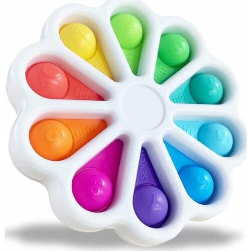 New Fidget Simple Dimple Toys Decompression Fingertip Toys ADD and ADHD Childrens Decompression and Anxiety Relief Hand Toys