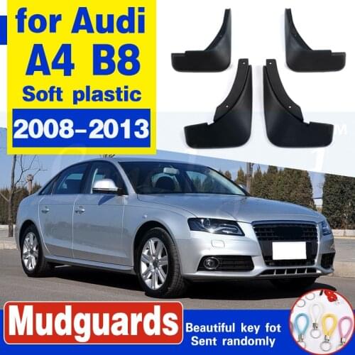 FRONT REAR MUD FLAP MUD FLAPS FIT FOR AUDI A4 B8 2008 2009 2010 2011 2012 2013 SPLASH GUARDS MUDGUARDS FENDER ACCESSORIES SEDAN