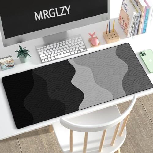 Personalized Wave Art Multi-size Mouse Pad Textured Carpets Mouse Gamer XXL Large Office Keyboard MouseMat Mousepad for Laptop