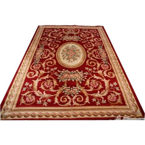 Handwoven wool carpets Thick And Plush Neo Classic Design Handmade Rug Handwoven Wool Carpets Area Rug Rugcarpet 3d carpet