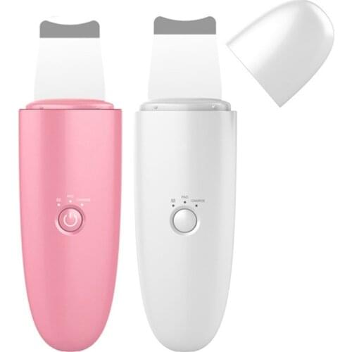 Ultrasonic Skin Scrubber Face Spatula Blackhead Remover Pore Cleaner Facial Spatula Exfoliator Face Lifting Tool