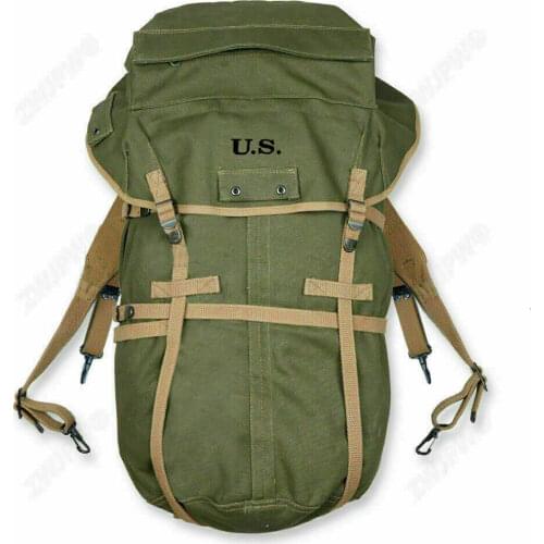 WWII WW2 US ARMY KOREAN WAR SOLDIER M1943 FIELD BACKPACK MILITARY HIGH QUALITY armyshop2008