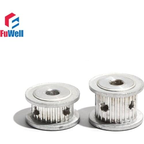 Timing Pulley 2GT-28T 7mm/11mm Belt Width GT2 28Teeth Toothed Pulley 5/6mm Bore Aluminum Alloy Transmission Belt Pulley