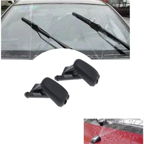 1 Pair Car Nozzle Windshield Wiper Washer Spray Nozzle For BMW E90 E60 E46 32*45*17mm Hole Adjustable Car Accessories