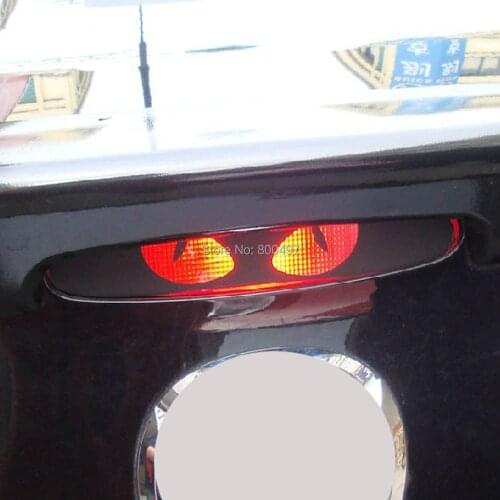 10 x Newest Car Styling Car Cover Car Protector Carbon Fiber Vinyl Sticker Brake Light Hatch Back Decoration for Mazda 3