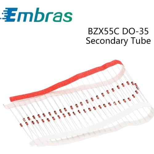 20Pcs 1/2W Zener Diode DO-35 BZX55C3V3 BZX55C3V6 BZX55C3V9 BZX55C4V3 BZX55C4V7 6.8V 7.5V 2V 2.2V 2.4V 2.7V 3V 5.1V 5.6V BZX55C