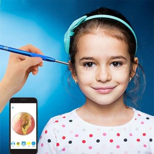 3.9mm Otoscope Ear Endoscope 3 in 1 USB Borescope Inspection Camera Ear Wax Remover HD Visual Earpick Endoscope for Smart Phone
