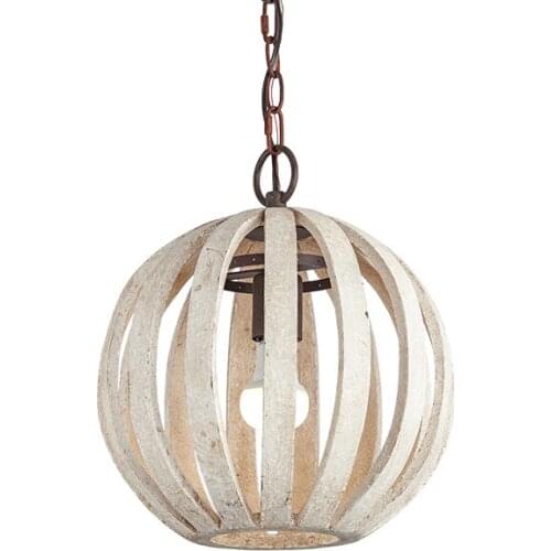 American minimalist creative personality restaurant wooden art cafe living room bedroom porch walkway lantern round chandelier