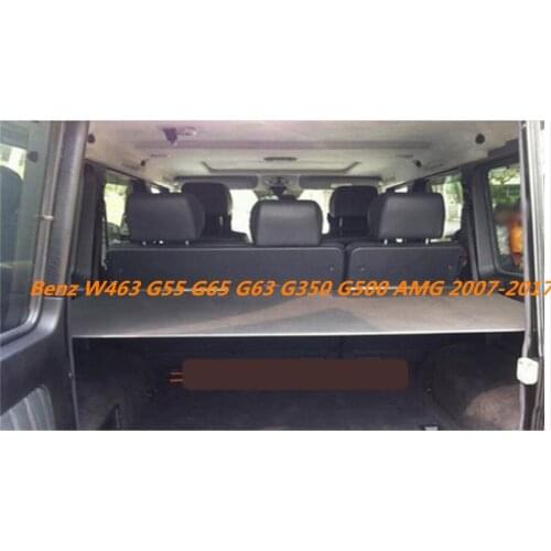 Car Rear Trunk Security Shield Cargo Cover For Benz W463 G55 G65 G63 G350 G500 AMG 2007-2017