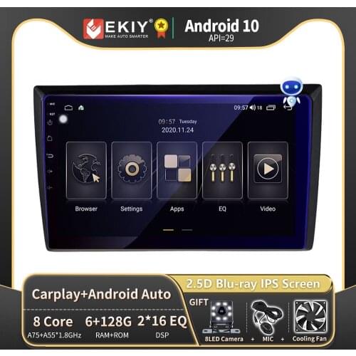 EKIY 1280*720 IPS Autoradio For Volkswagen VW Popular Beetle 2012-2018 Android 10 Car Radio Multimedia DVD Player Navi GPS 2din