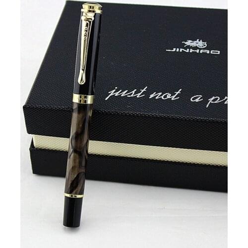 JINHAO High Quality Brand Metal Rollerball Pen Luxury Ball Point Pens For Writing Office School Suppliers Korean Stationery