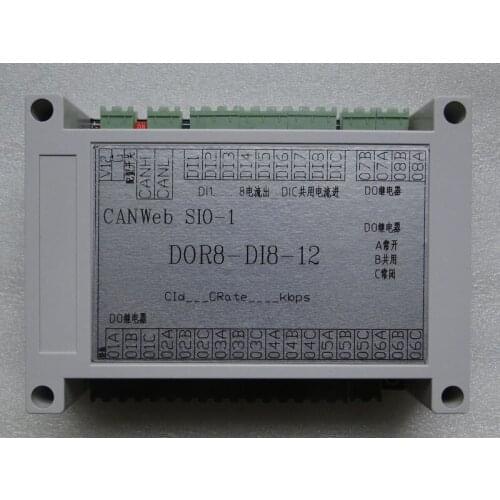 Ethernet RS485 CAN Bus DI DO Mixed IO Module Temperature and Humidity Modbus RTU