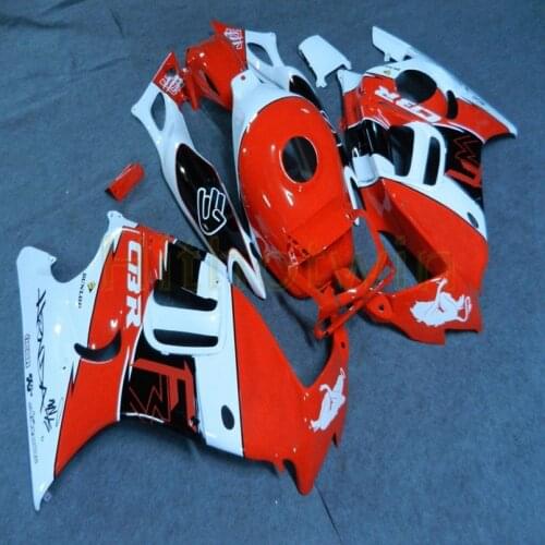 Motorcycle body kit for CBR600F3 1997-1998 F3 97 98 ABS Plastic Fairing+Screws+red white M2