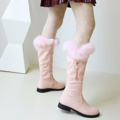 The New Winter 2021 Knee-length Midleg Boots Fashion Snow Boots 8-71