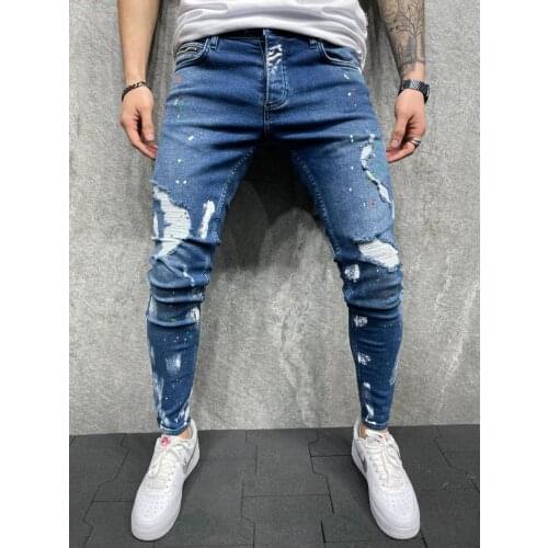 Premium Slim Fit Laser Riot Mens Jeans