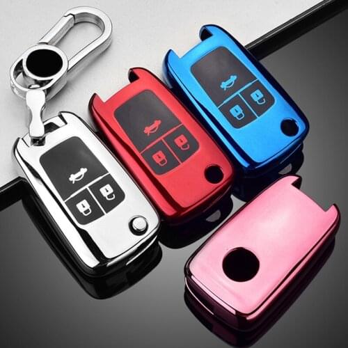 TPU Key Fob Cover Case Remote for Chevy Chevrolet Equinox Camaro Cruze Malibu Sonic Volt Park Impala Buick Encore Allure Regal