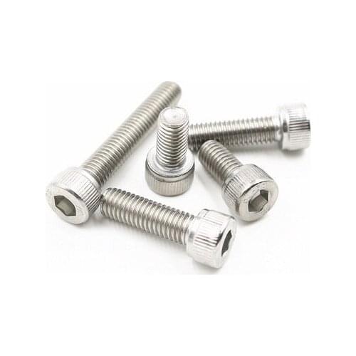 304 stainless steel screw DIN912 M5x6 to 80 screw socket heal screw hexagon socket head cap screw 1bag